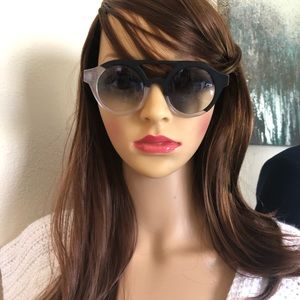 Custom Color Blocked Carved Acetate Aviator